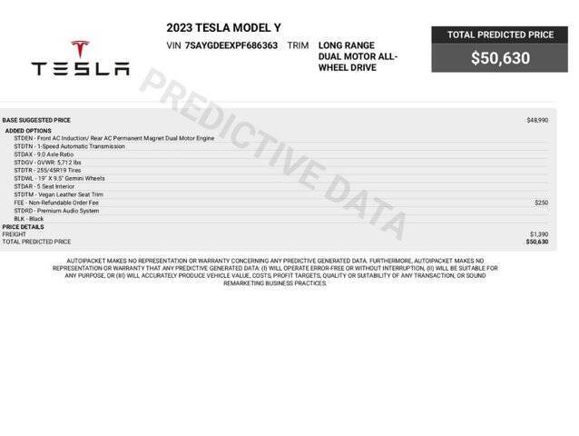 tesla model y 2023 7SAYGDEEXPF686363 image tesla model y 2023 7SAYGDEEXPF686363 image